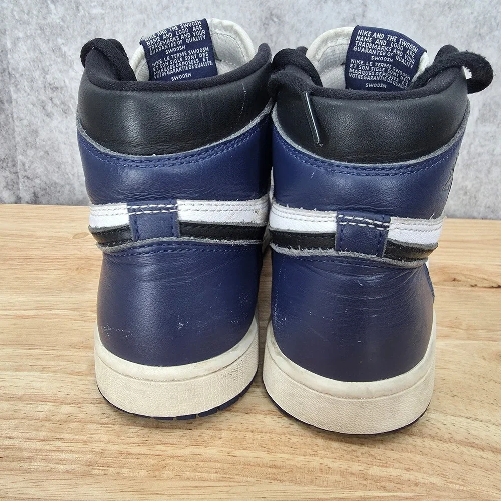 Jordan 1 Retro High OG Sneakers Men 7.5 Obsidian University Blue Navy DZ5485-401